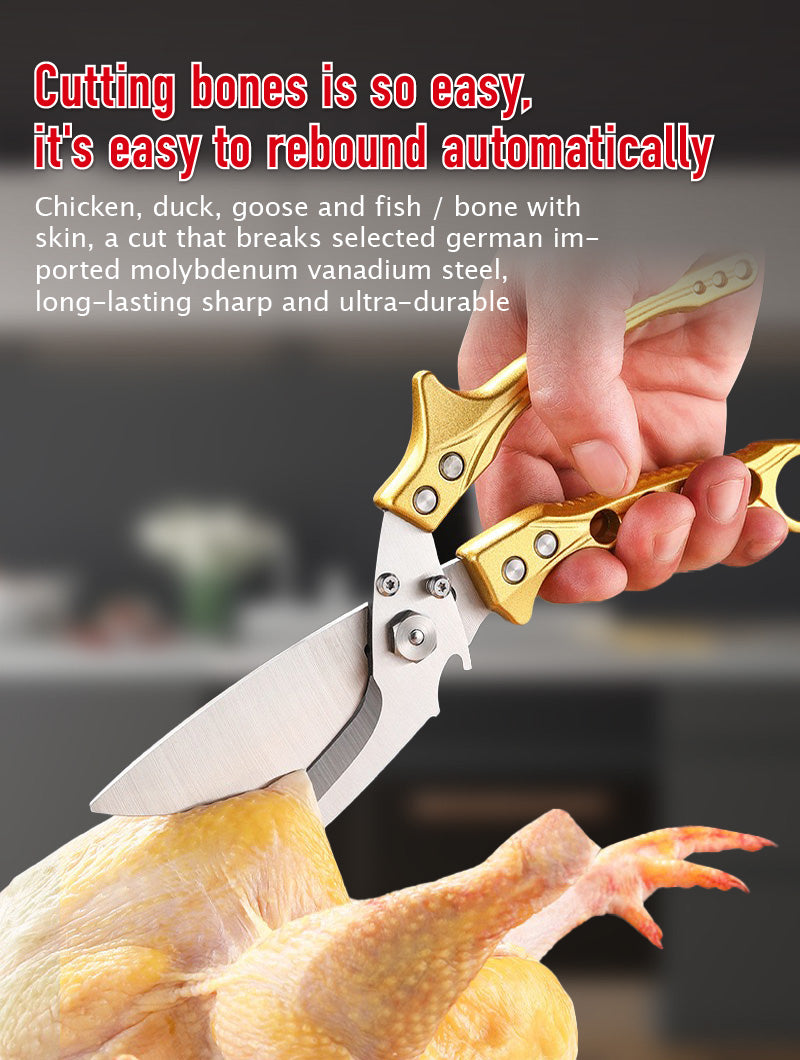 Multifunctional detachable kitchen shears