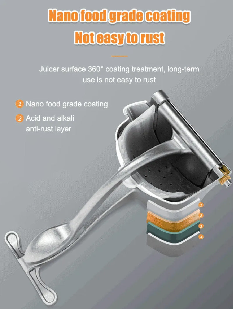 Multifunctional manual juicer