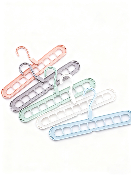 Anzgnz-Multifunctional rotary non-slip laundry rack