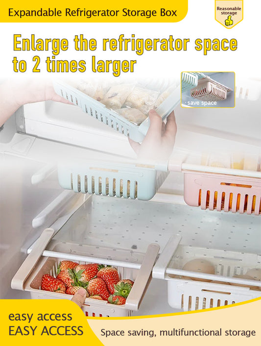 Expandable Refrigerator Storage Box