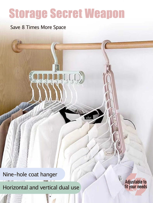 Multifunctional rotary non-slip laundry rack