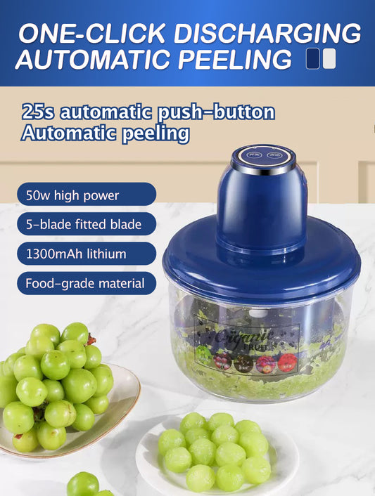 Portable automatic fruit peeler