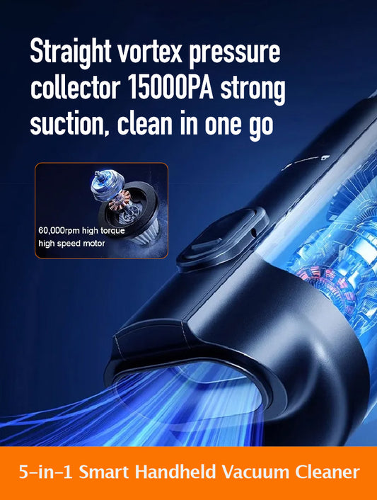5-in-1 smart handheld vacuum cleaner