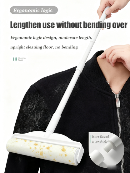 Anzgnz-Extended retractable sticky lint roller