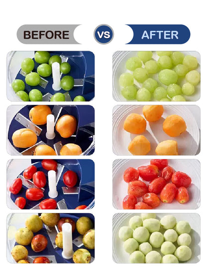 Portable automatic fruit peeler