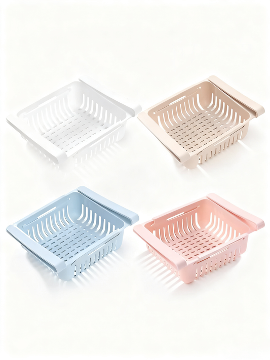 Anzgnz-Expandable Refrigerator Storage Box