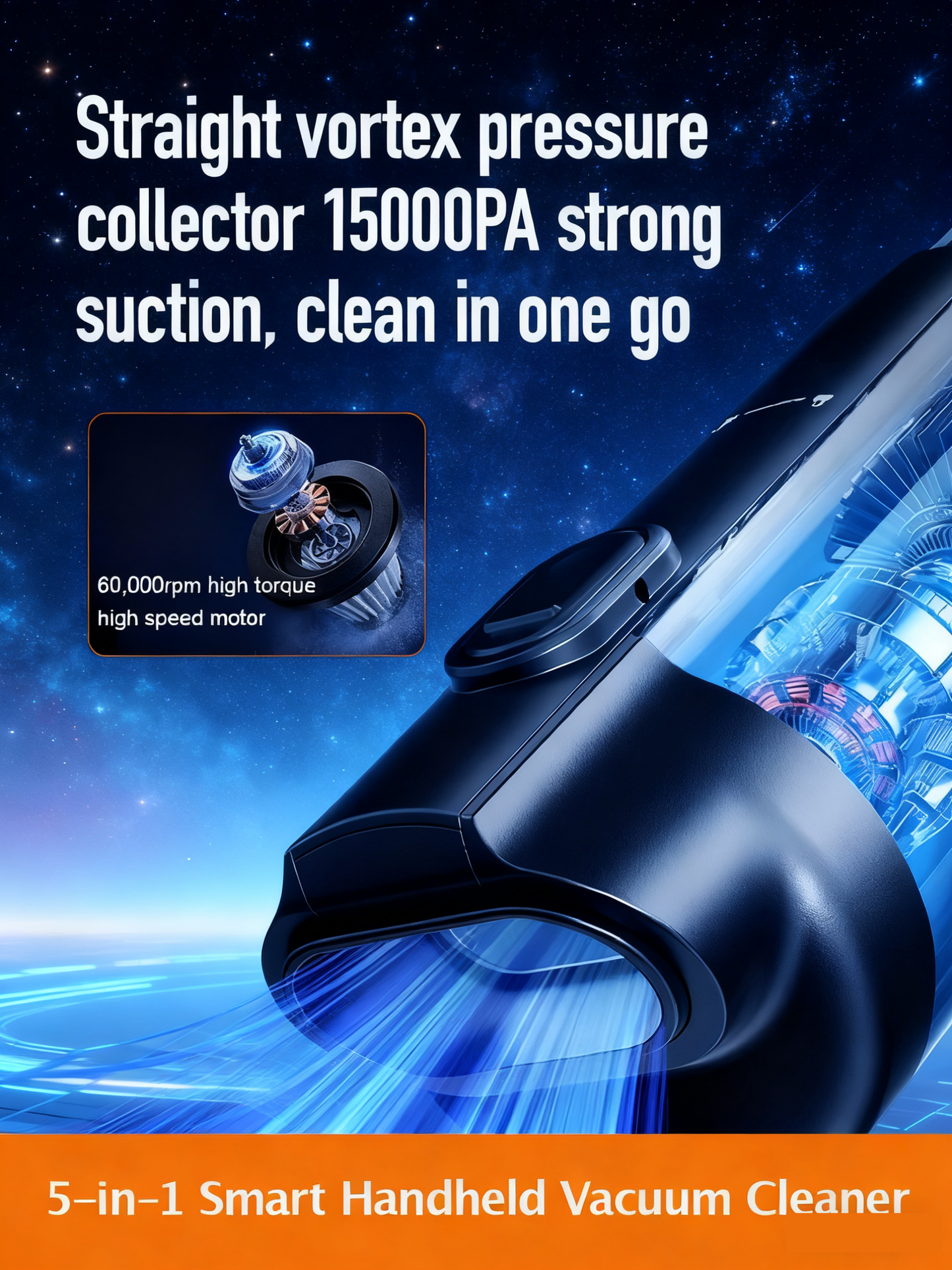 Anzgnz-5-in-1 smart handheld vacuum cleaner