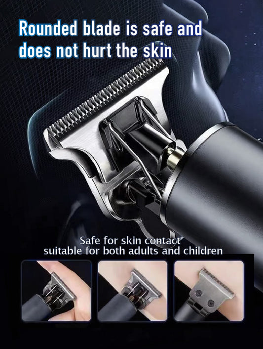 Electric slicked-back hair clipper