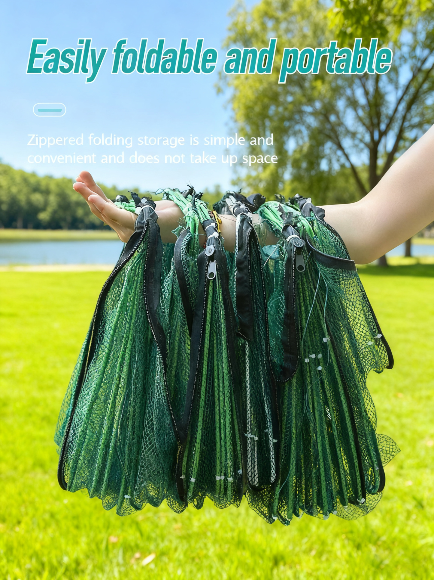 Anzgnz-Automatic folding fishing net