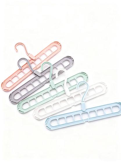 Anzgnz-Multifunctional rotary non-slip laundry rack