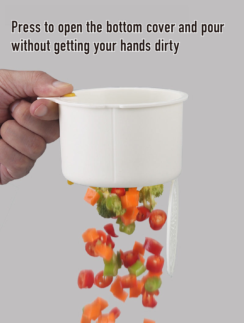 [No dirty hands] Push-type multi-function sink hanging basket